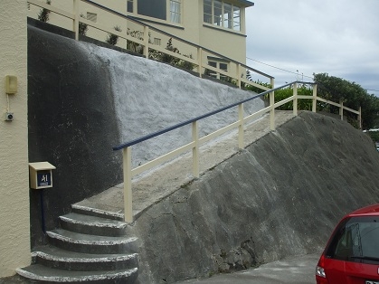 Shotcrete Facing Wall